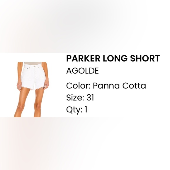 Agolde Parker Vintage Cut Off Short - Picture 8 of 9